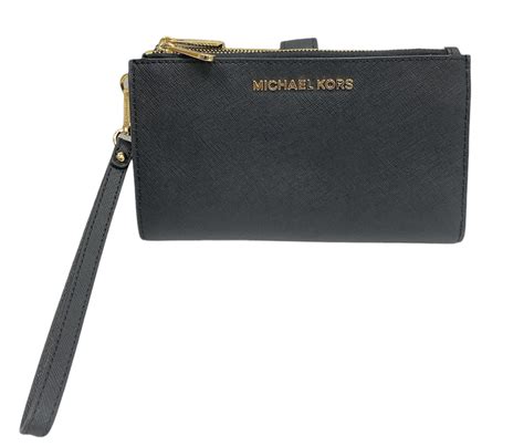 adele leather smartphone wristlet michael kors|mk Adele logo smartphone wallet.